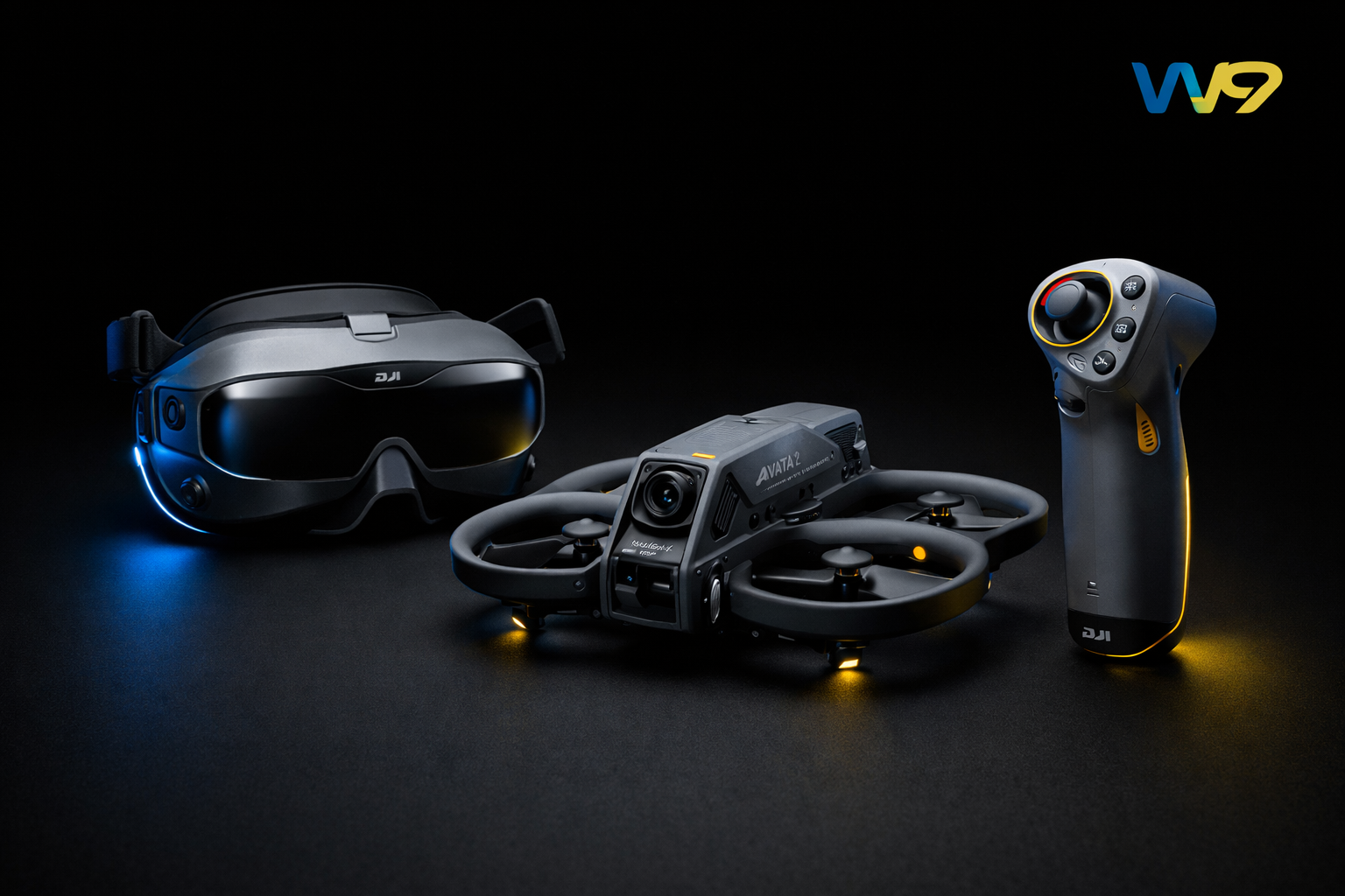 Combo DJI Avata 2 FPV com Goggles 3 e Motion 3